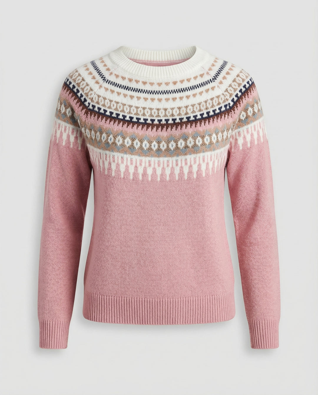 Boho Strickpullover Damen Warm