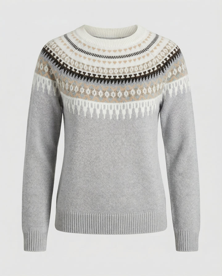Boho Strickpullover Damen Warm