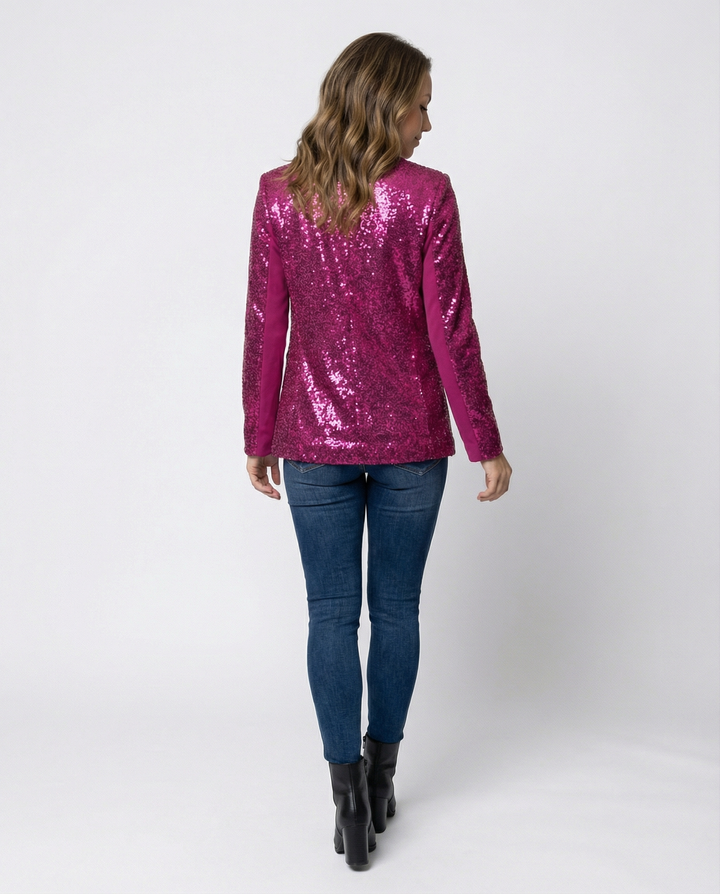 Glamour Pailletten Damen Blazer