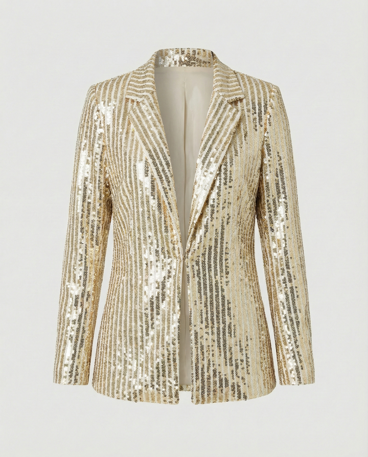 Glamour Pailletten Damen Blazer