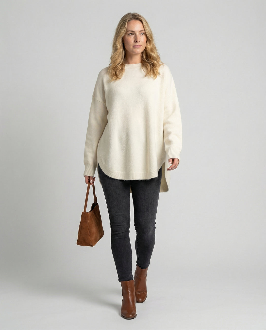 Damen Oversized Herbstpullover