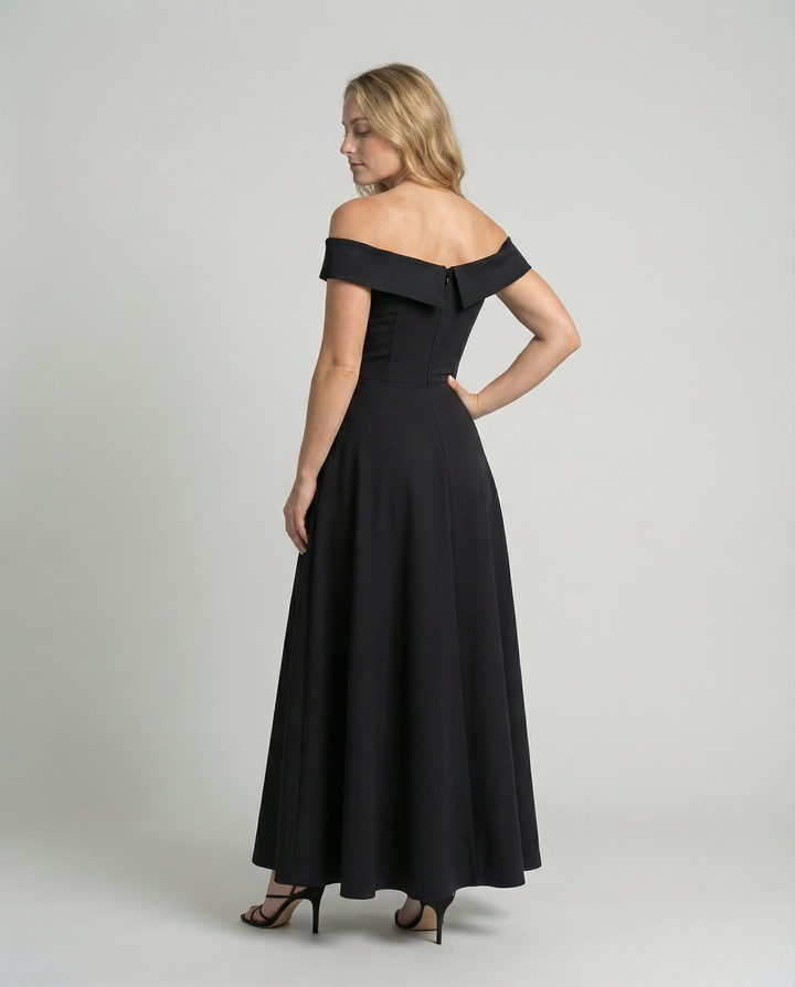 Elegantes Off-Shoulder Abendkleid