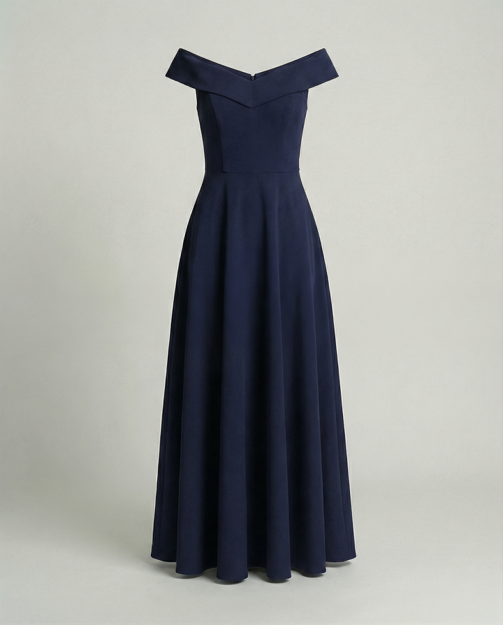 Elegantes Off-Shoulder Abendkleid
