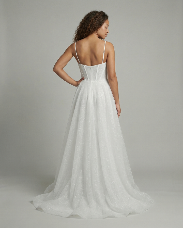 Glitzer Ballkleid Damen