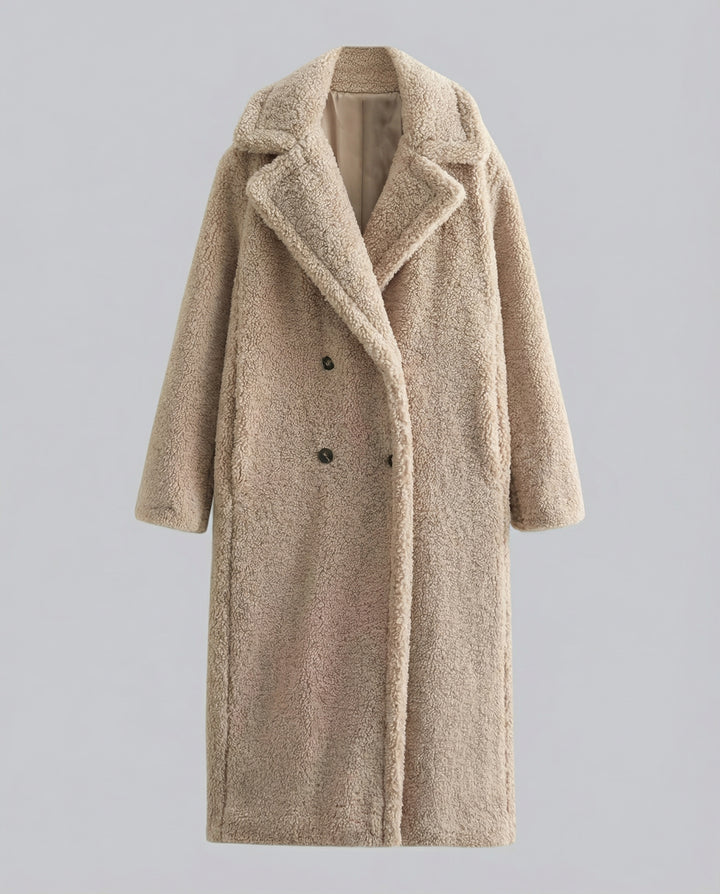 Teddy Kunstfell Mantel Damen