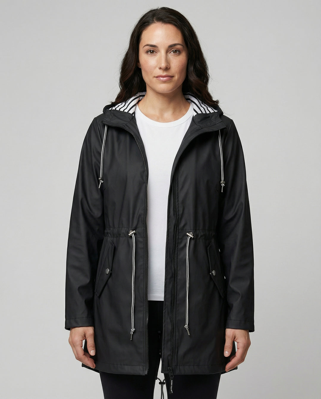 Wetterfester Damen Mantel Kapuze