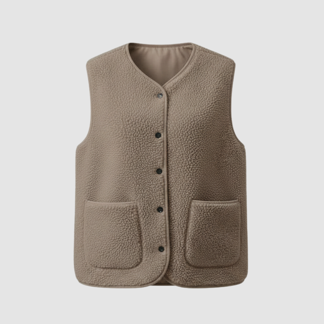 Winter Warme Elegante Fleece Weste Damen