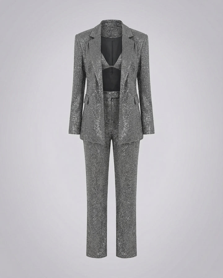 Glitzer Glamour Set Damen