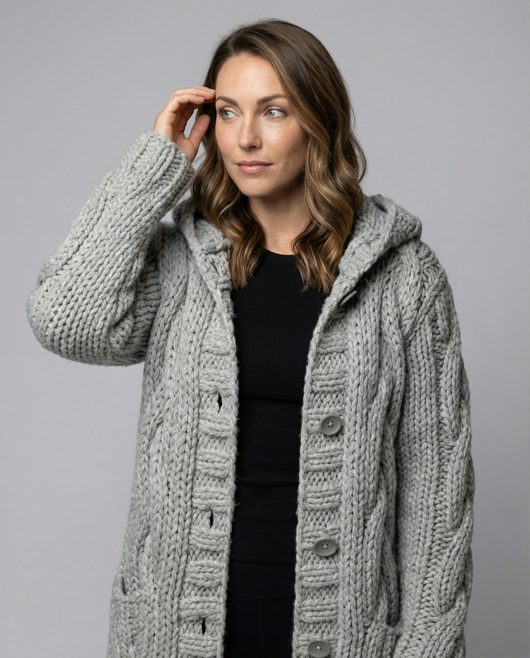 Lässige Strickjacke Damen