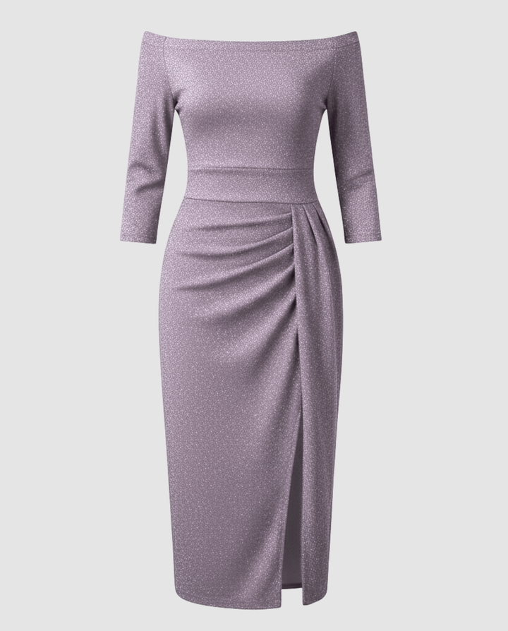 Glänzendes Abendkleid Damen Elegant