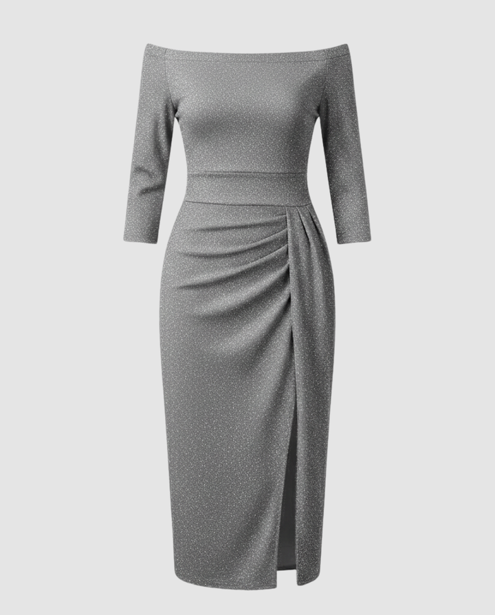 Glänzendes Abendkleid Damen Elegant