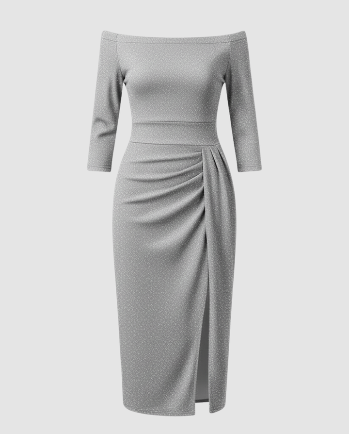 Glänzendes Abendkleid Damen Elegant