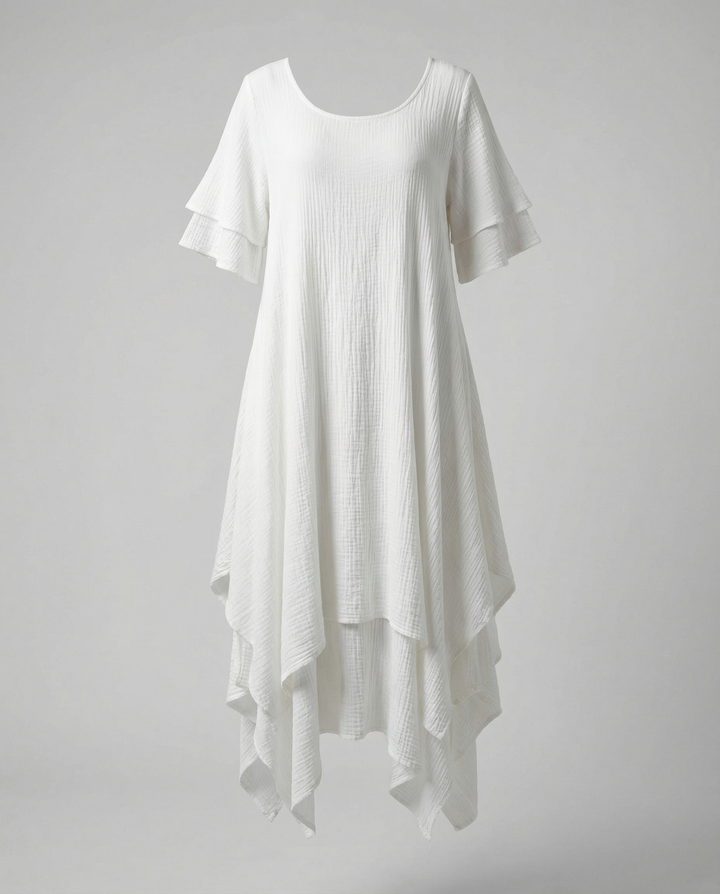 Elegantes Damen Schlitzkleid Abend
