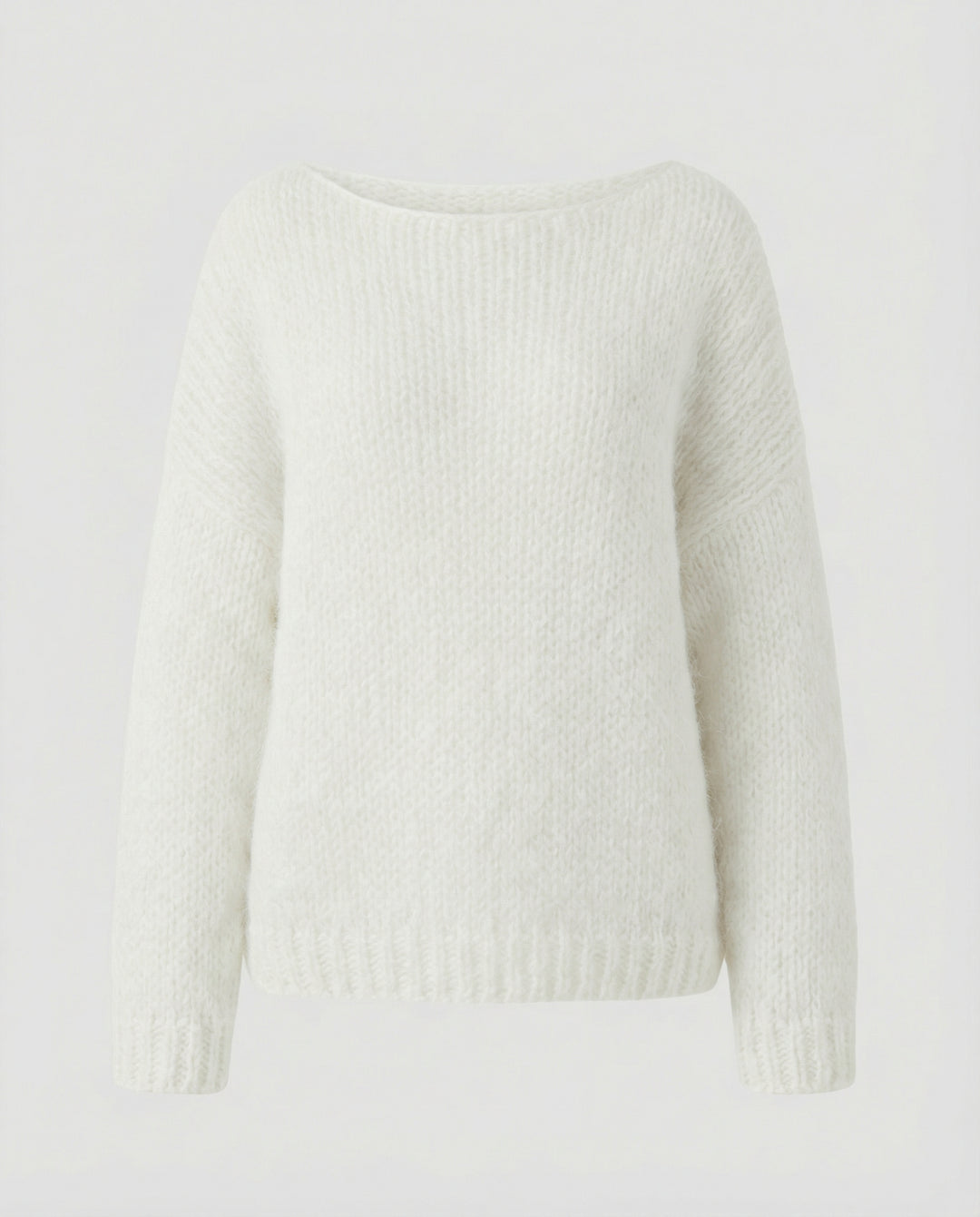 Oversized Pullover U Boot Ausschnitt