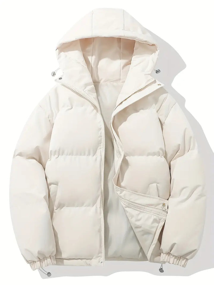 Warme Gepolsterte Jacke Kapuze Damen