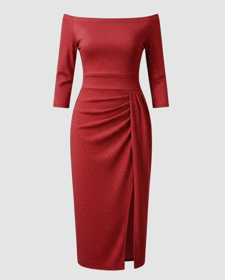 Glänzendes Abendkleid Damen Elegant