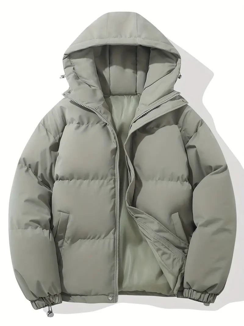 Warme Gepolsterte Jacke Kapuze Damen