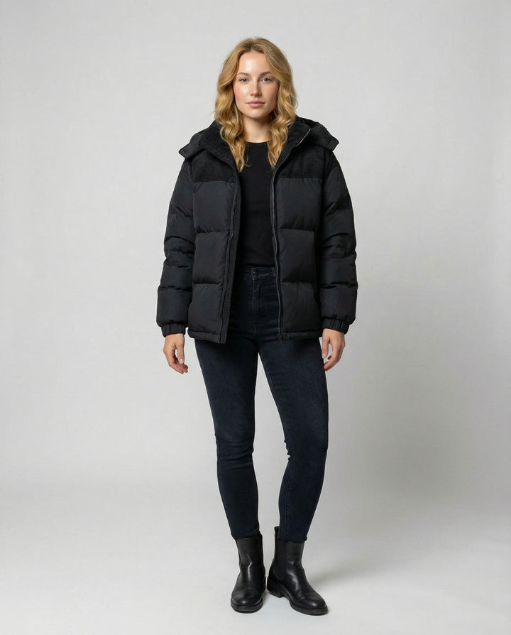 Warme Isolierte Pufferjacke Damen