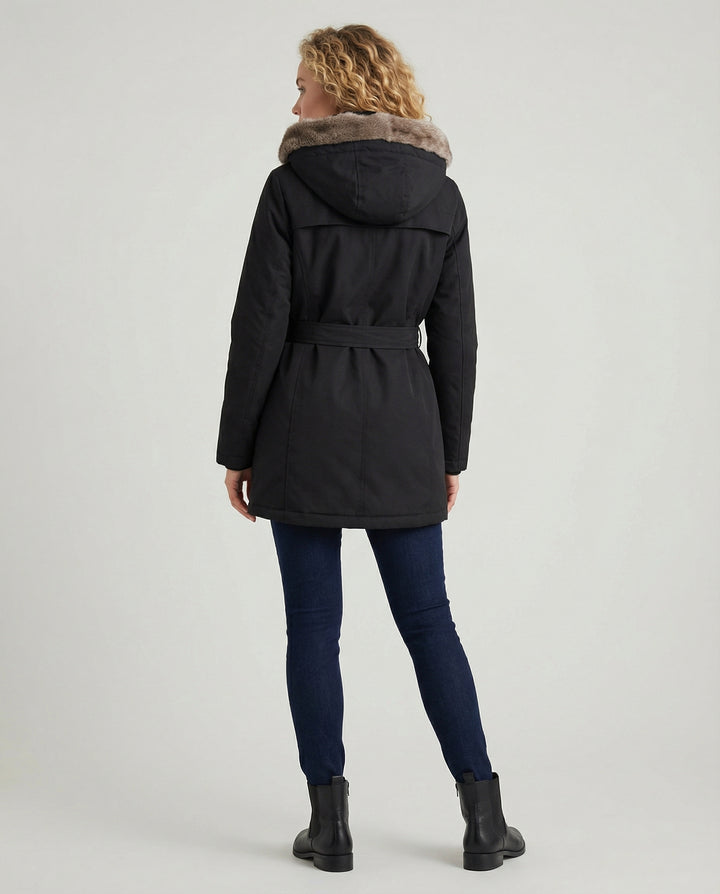 Warme Bont Winterjacke Damen