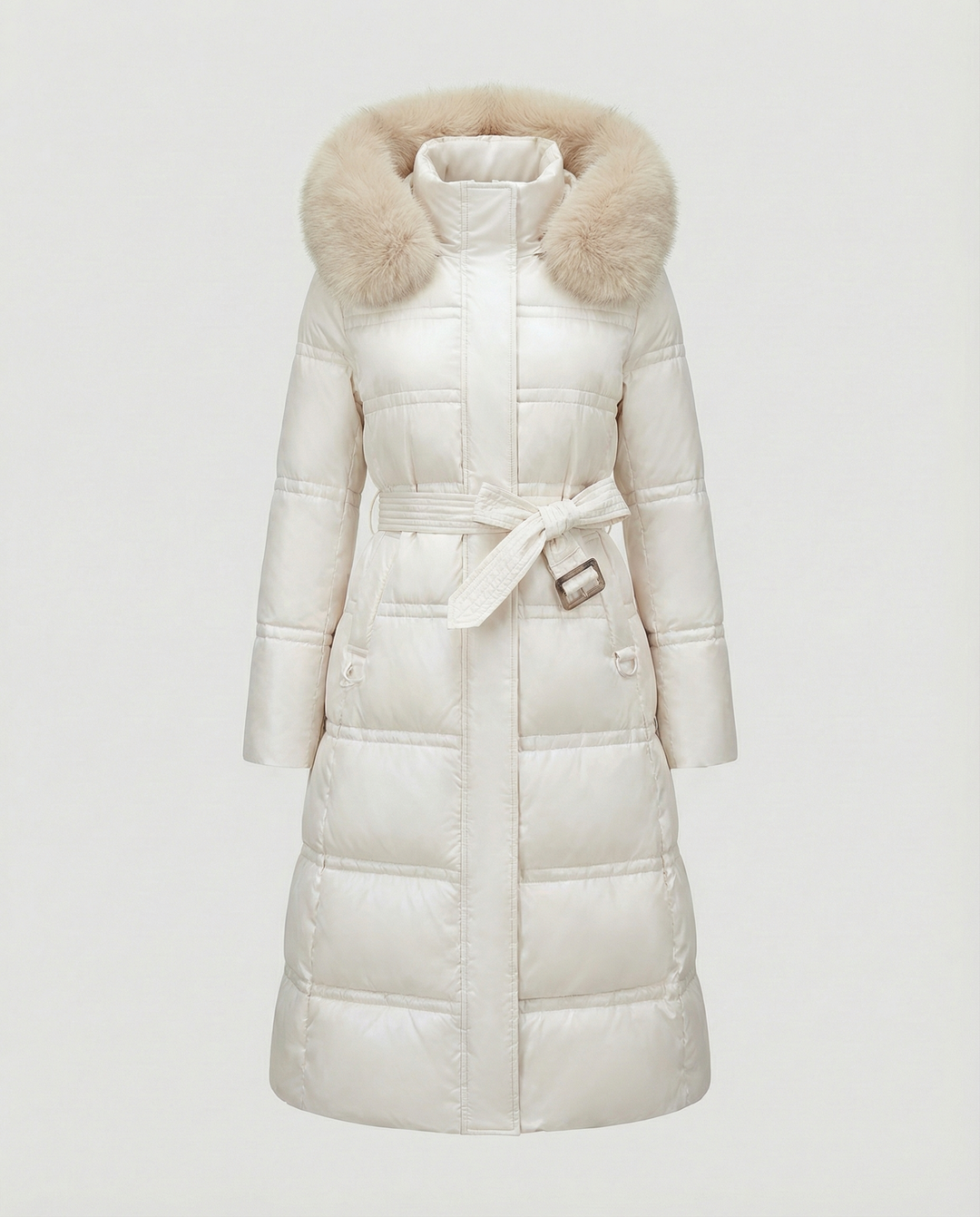 Langer Steppmantel Damen Winter