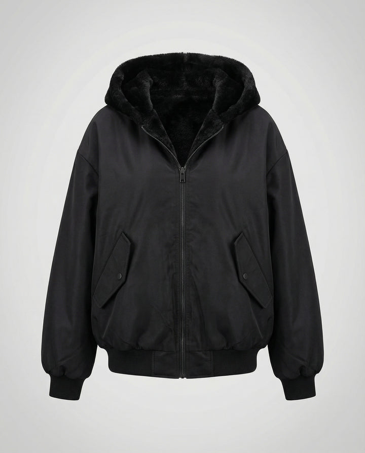 Wendbare Oversize Winterjacke