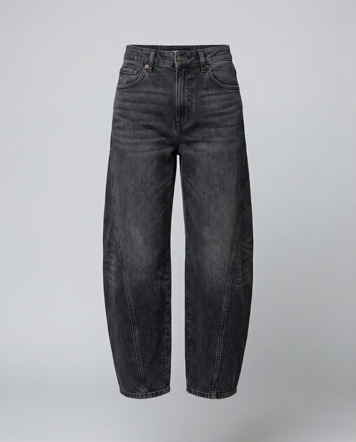 Trendige Barrel Jeans Damen