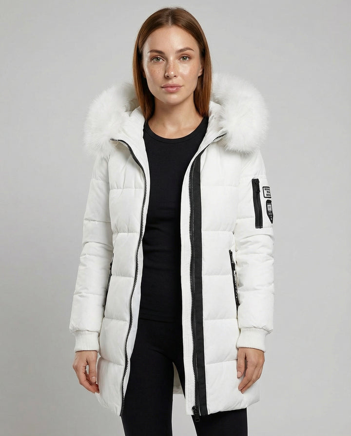 Winddichter Damen Puffermantel Warm