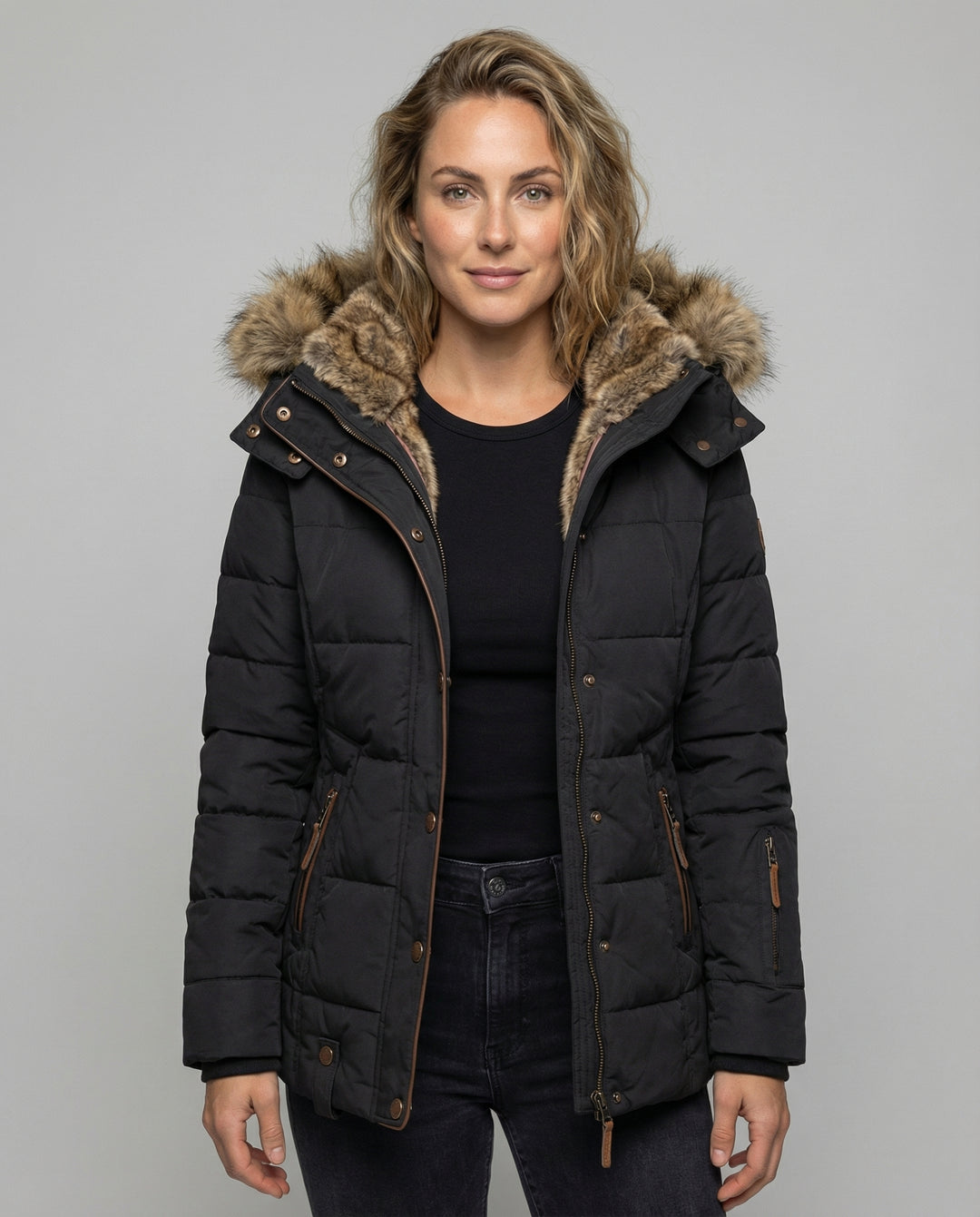 Warme Wasserdichte Damenjacke
