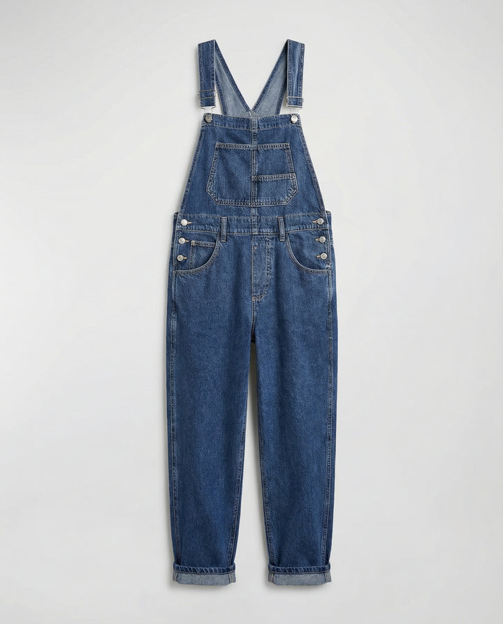 Denim Cross Back Latzhose Damen