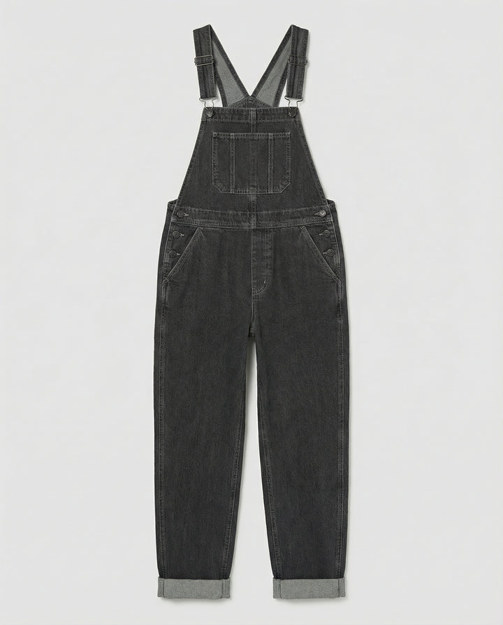Denim Cross Back Latzhose Damen