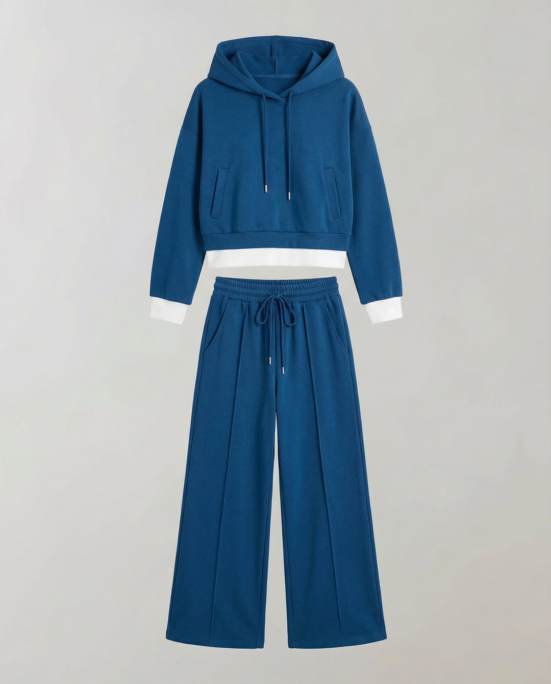 Zweifarbiges Damen Lounge Set