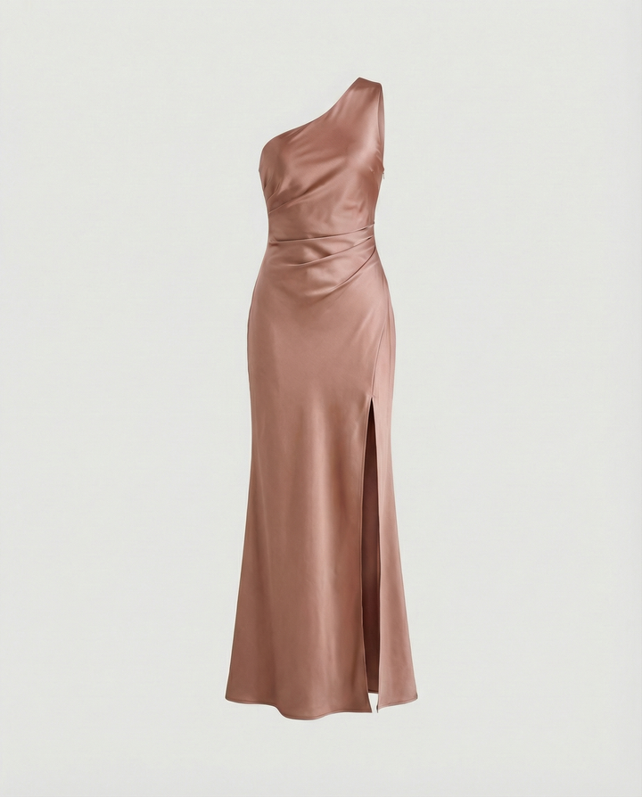 Elegantes Satin Abendkleid Damen