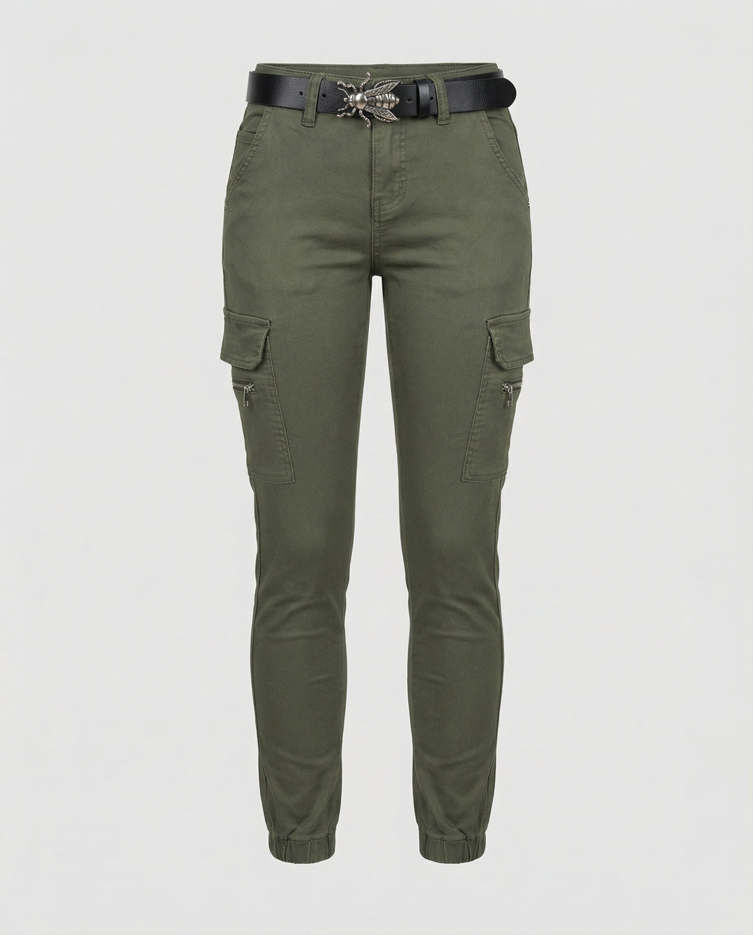 Damen Cargo-Jeans Komfort