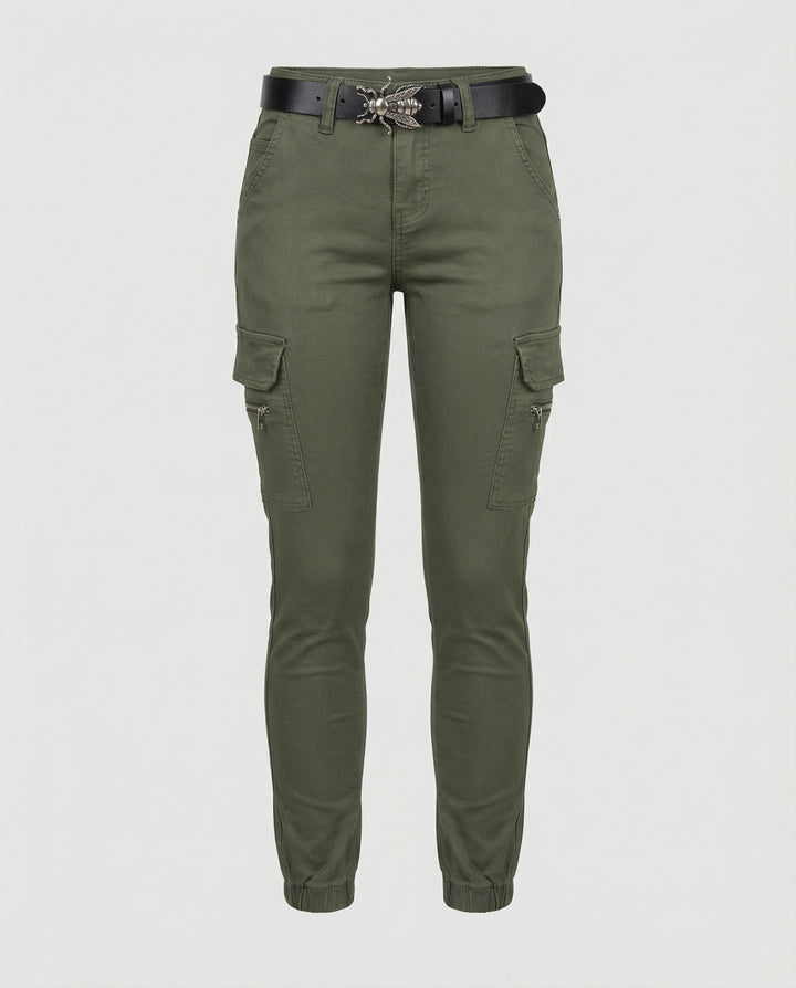 Damen Cargo-Jeans Komfort