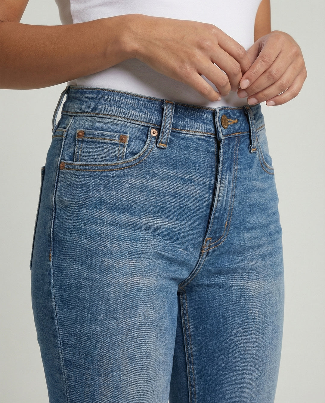 Formende Bauchkontrolle Damenjeans