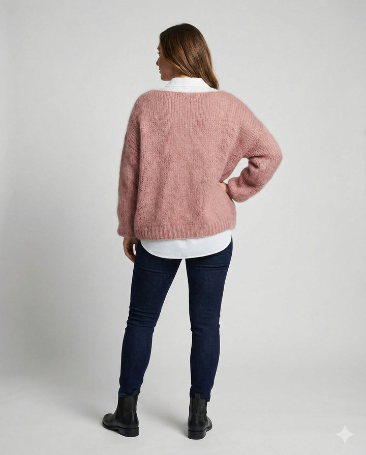 Bunter Carmenpullover Damen