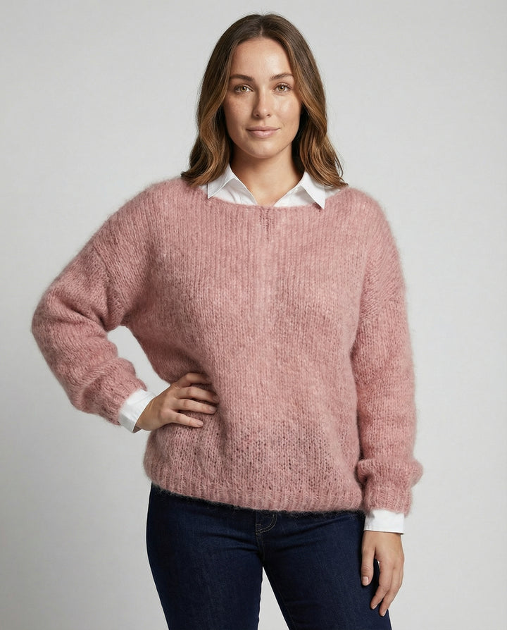 Bunter Carmenpullover Damen