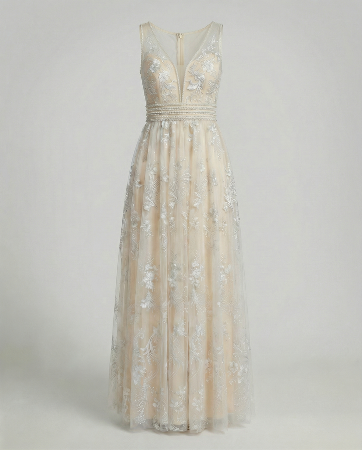 Elegantes Damen Meshkleid Party