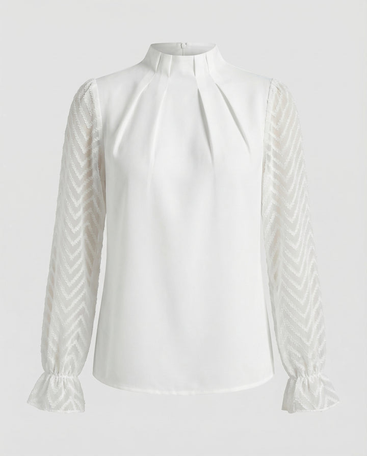 Elegantes Langarm Oberteil Damen