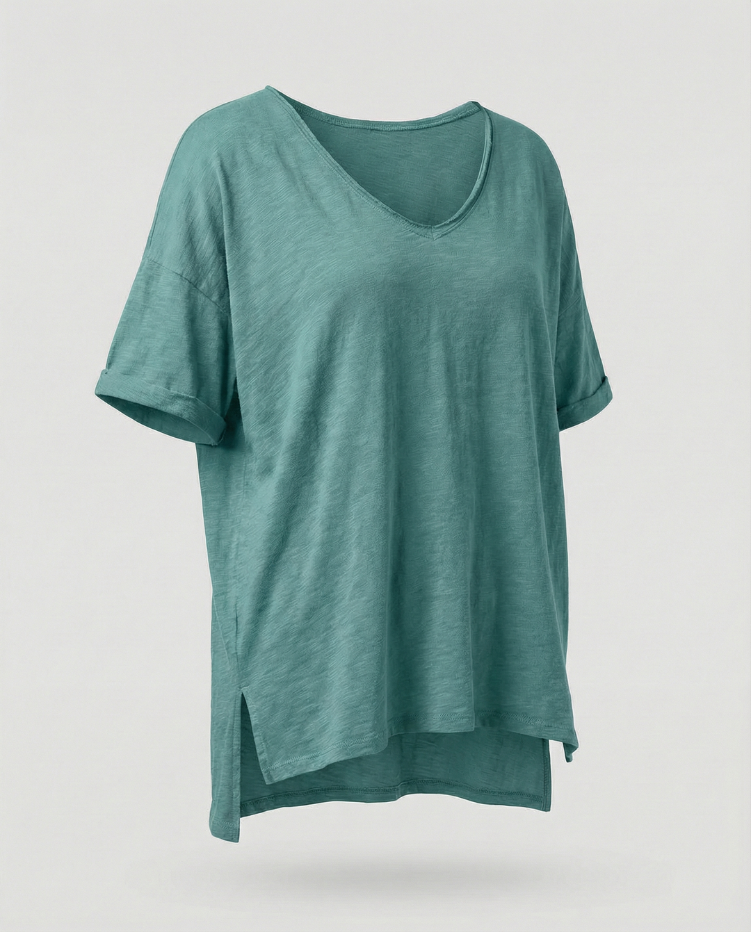 Klassisches Damen Rundhals Shirt