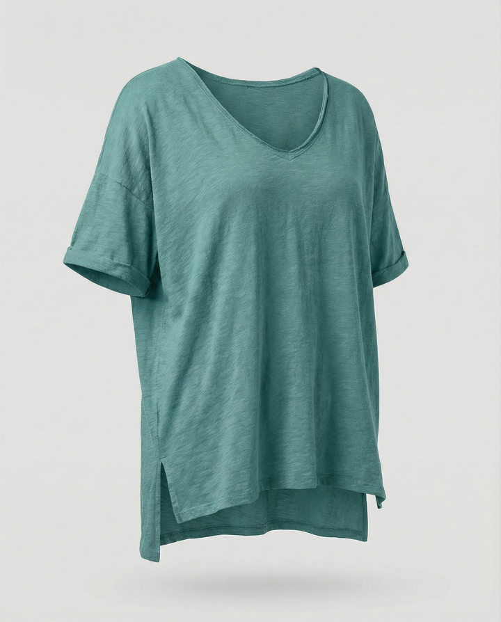 Klassisches Damen Rundhals Shirt