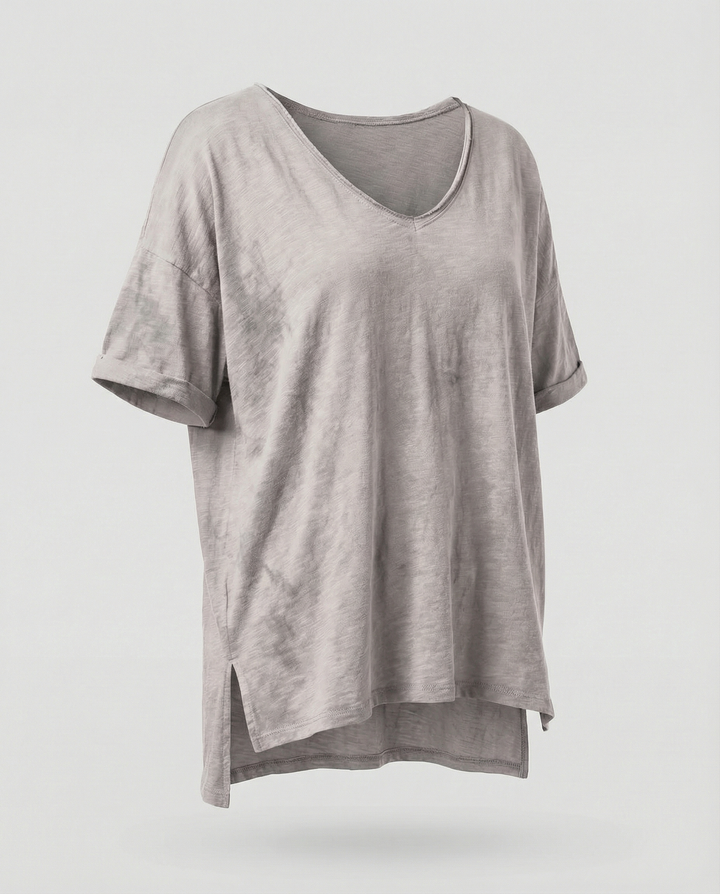 Klassisches Damen Rundhals Shirt