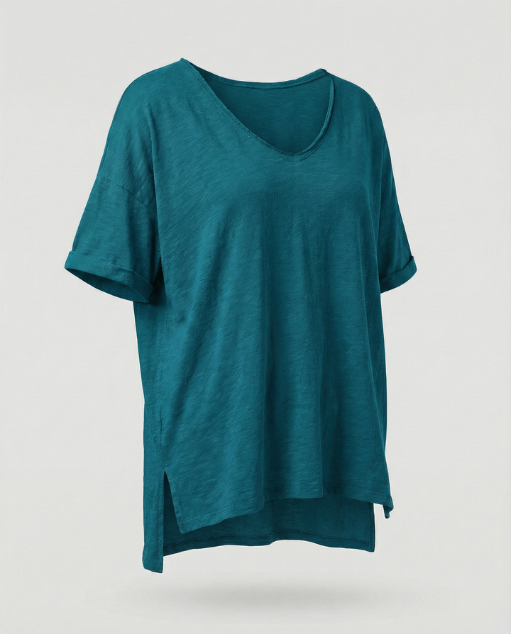 Klassisches Damen Rundhals Shirt