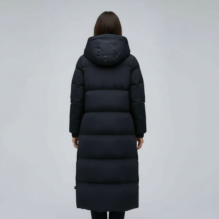 Winddichte Lange Winterjacke Damen