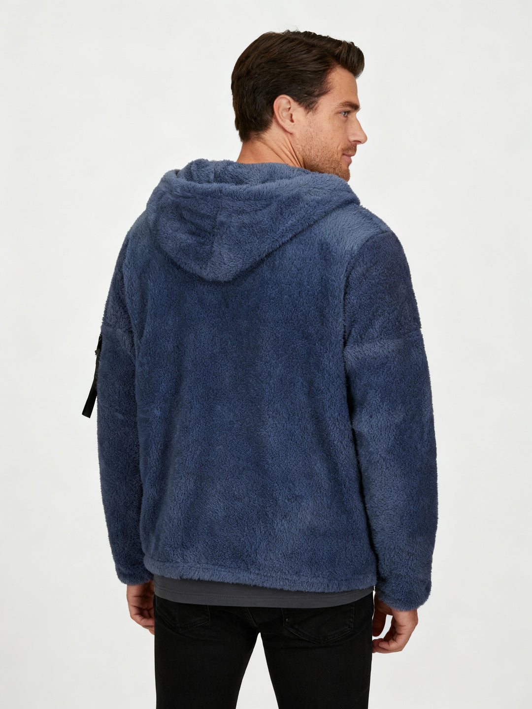 Schwere Fleece Winterjacke