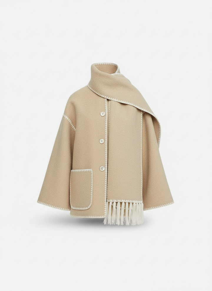 Elegante Schaljacke Damen Warm