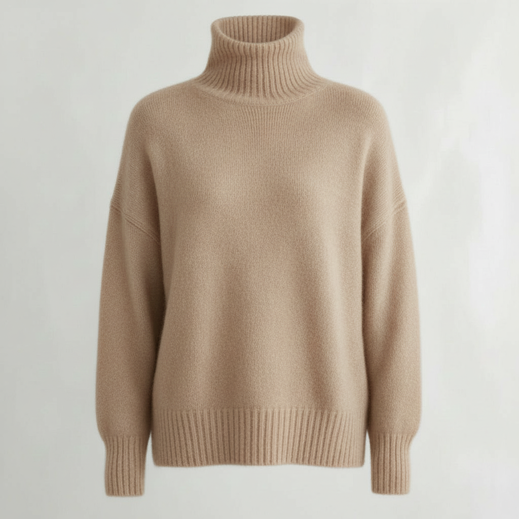 Rollkragenpullover Damen Komfort