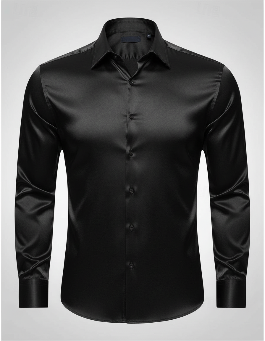 Elegantes Herren Seidenhemd