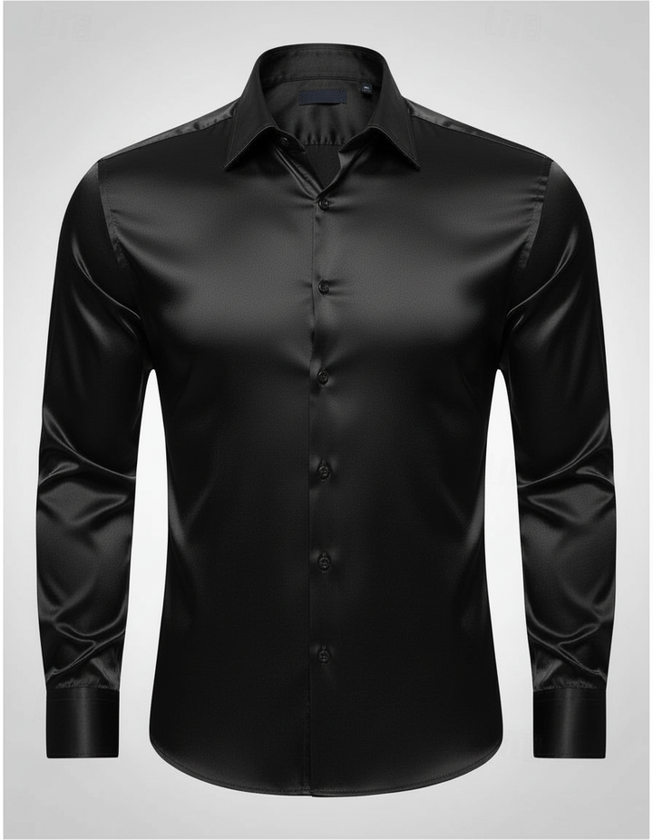 Elegantes Herren Seidenhemd