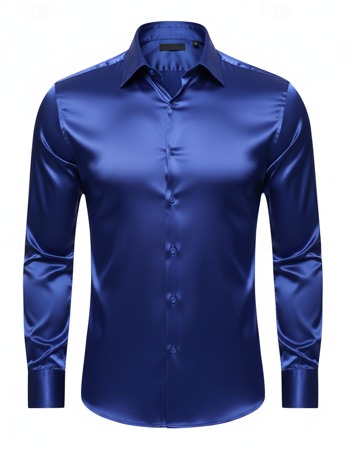 Elegantes Herren Seidenhemd